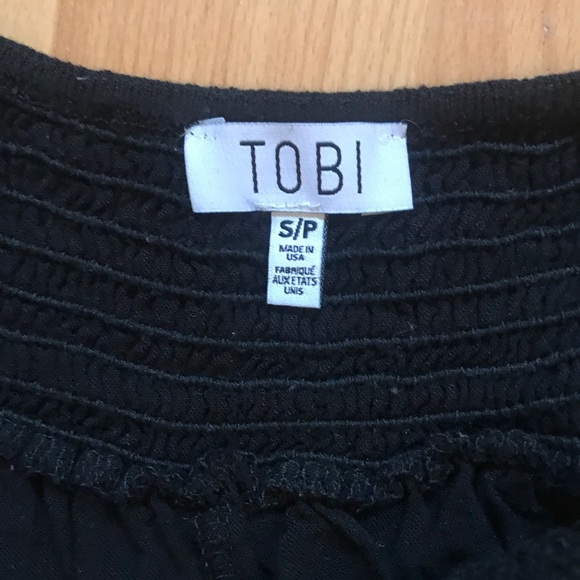 Tobi Black Crochet Stretchy Casual Maxi Dress - Picture 6 of 6